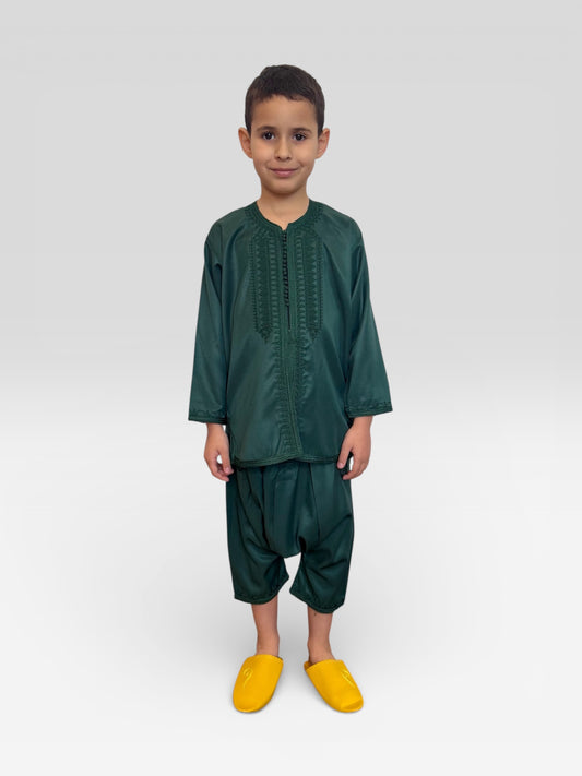 Jabador garçon vert sapin