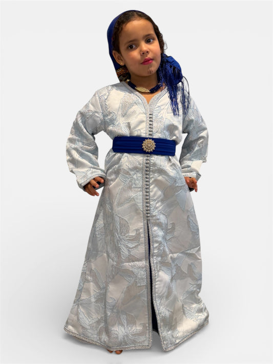Caftan fille brocard